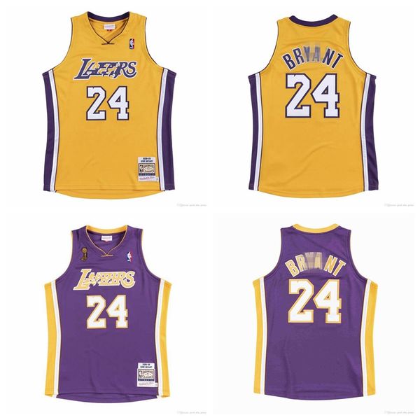 

vintage los angeles lakers 24 bryant jersey mitchell ness authentic jersey road finals 2008-09, Black;red