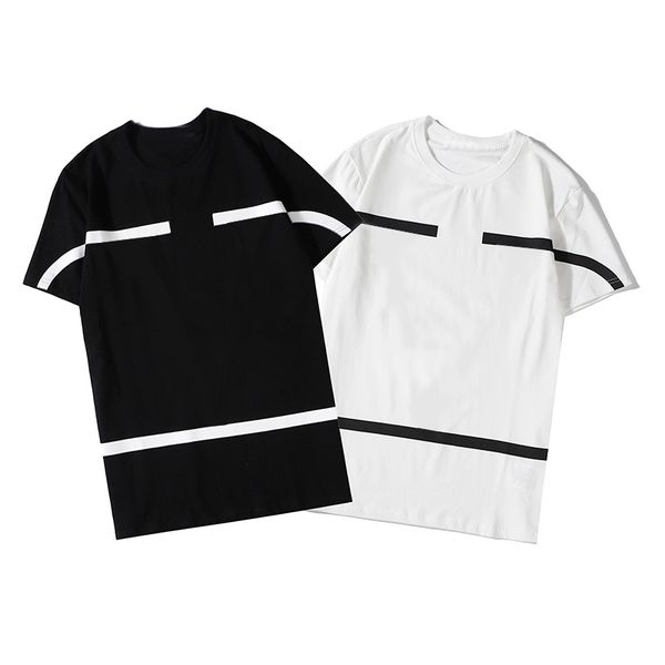 

2020 men's fashion t shirts street style black and white t shirt for spring summer and autumn 2020 casual tees asian size s-2xl, White;black