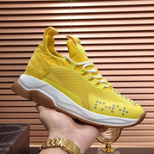 

mens shoes outdoor walking fashion chunky sneakers manner schuhe cross chainer sneakers sports lace -up plus size men shoes, Black