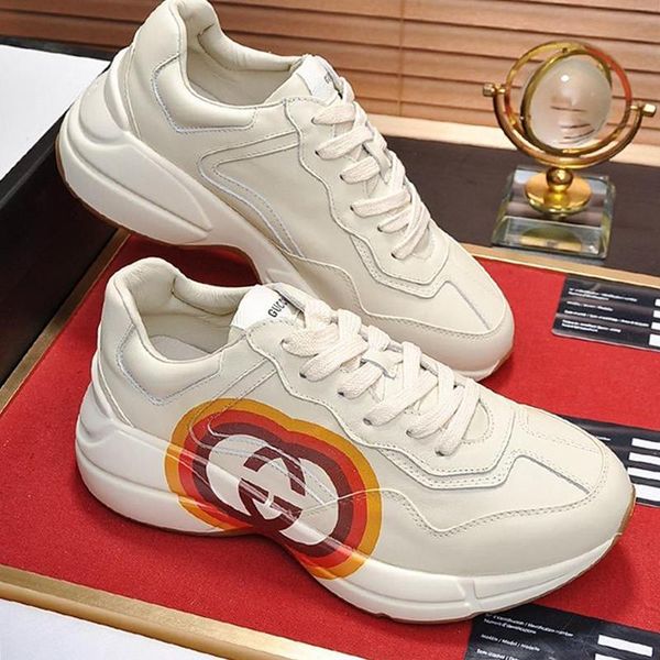 

vintage womens shoes sneakers casual fashion trainers comfortable scarpe da donna luxury style womens shoes fashion luxury design rhyton, Black