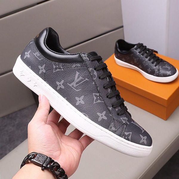 

luxembourg sneaker men 's shoes zapatillas hombre plus size comfortable shoes vintage footwears fashion classic luxury casual men shoe, Black