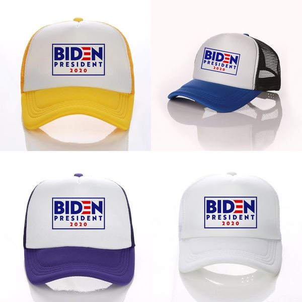 

imvaj joe biden baseball hat american election party net baseball hats outdoor letter printed president 2020 adjustable hats, Blue;gray
