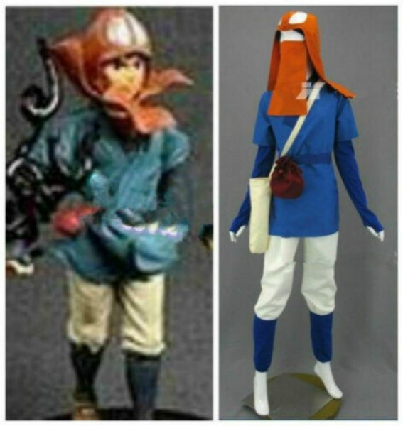 

new japan anime miyazaki hayao princess mononoke - ashitaka cosplay costume, Black;red