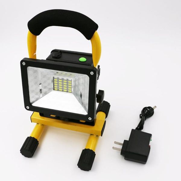 

2400lm led portable spotlight camping light searchlight rechargeable handheld work light portable lantern