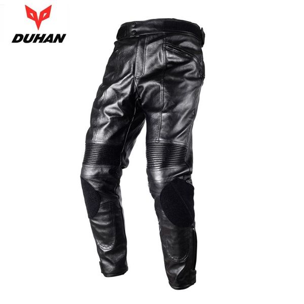 

duhan motorcycle trousers motorcross riding protective trousers waterproof windproof pu imitation leather racing sports pants
