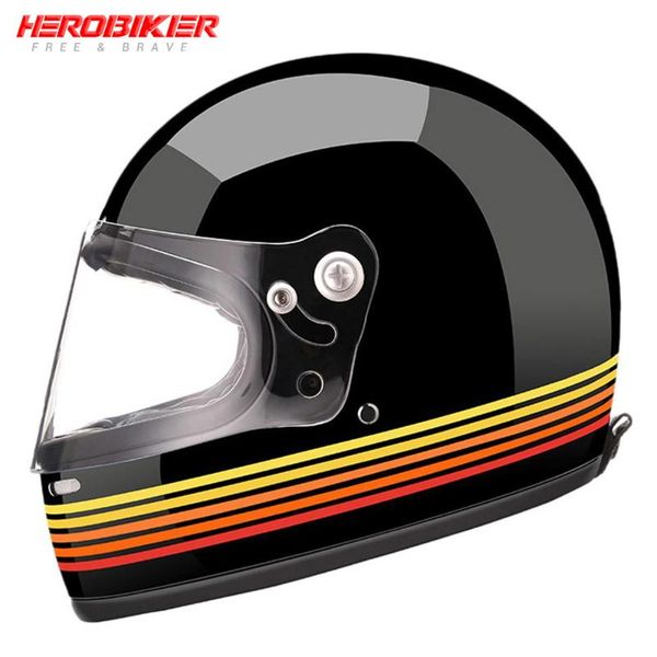 

herobiker мотоцикл шлем dot сертификации мужчины женщины стекловолокно мотокроссу шлем casco мото шлемы мотоцикла