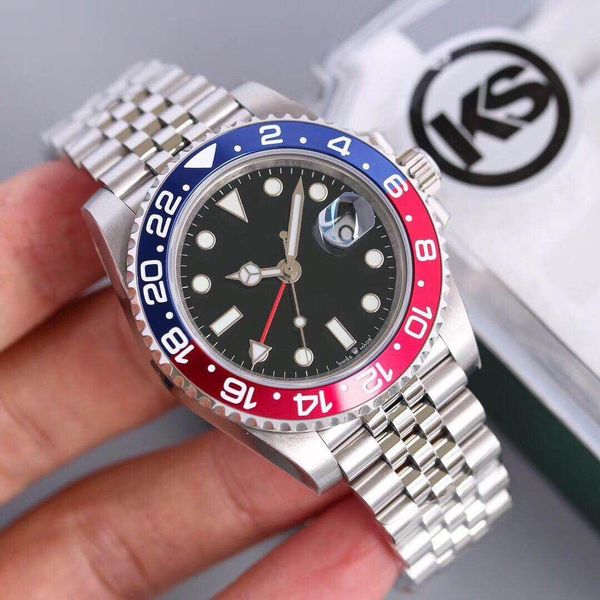

watches designer watches mens watch ks 2836 luminous automatic mechanical movement 316l fine steel watchband world standard time gm, Slivery;brown