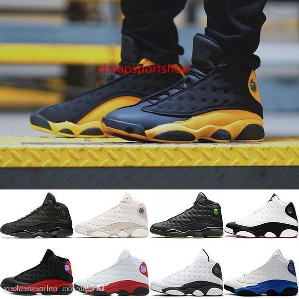 

men shoes 13 13s basketball he got game melo class of 2002 black cat bred chicago phantom mens sports sneakers size 41-47