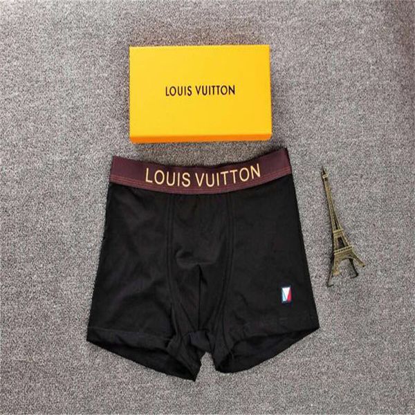 

louis vuitton случайного цвета ethika мужских боксеры мужской конструктора underwears дышащий хлопок боксеры трусы мужчины трусы quick dry р, White;black