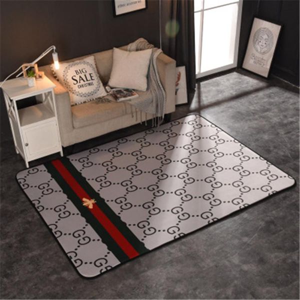 

thick new letter printed foot mats no-slip bedroom carpets style foot rugs