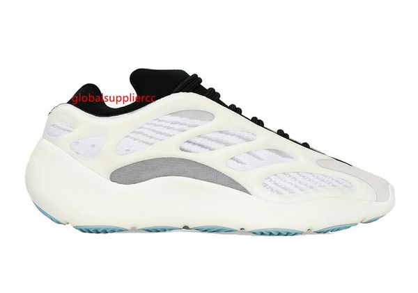 

azael 700 v3 designer shoes for sale glows in the dark correct version kanye west men womens running shoes with, Black;green