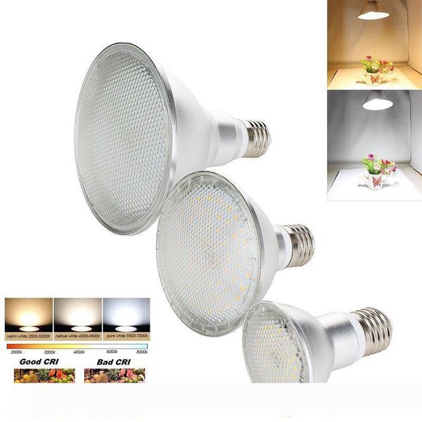 

E27 Dimmable LED Spotlight Bulb 2835 SMD PAR20 PAR30 PAR38 14W 24W 30W Warm White Lamp Bright Corn Light High Power