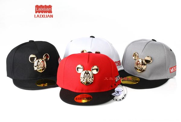 

korean style all-match children's cutecolor matching iron baseball cap label hat sun hat hip-hop student travel baseball cap, Blue;gray