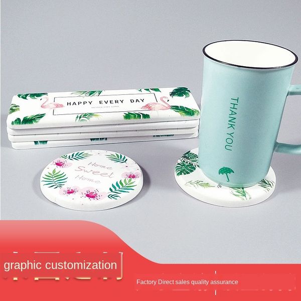 

oc5y7 diatomite household water absorption quick-drying washbasin soap pad absorbent pad moisture-proof heat insulation coaster plain sheet