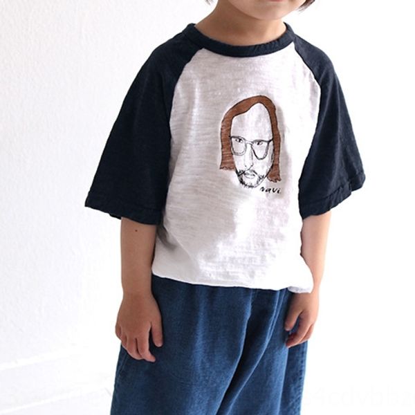 

mminw 2020 summer korean style children's children's children'sclothing new korean style boys and girls cartoon cotton should, Blue