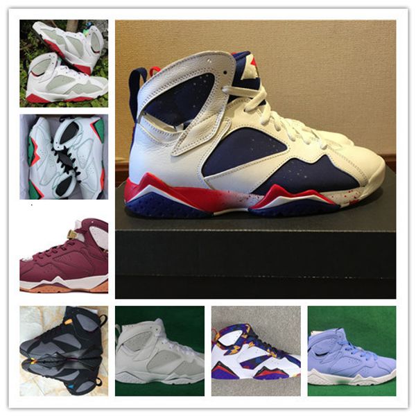 

discount 7 vii hare unc bordeaux men basketball shoes blue white sports sneakers fashion outdoor trainers wholesale good qaulitys size 36-47