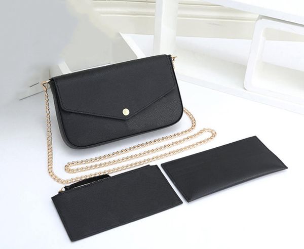 

pochette felicie m67856 m64099 m6406 сумка цепи мешок кроссбоди evening пакет l 3 шт / набор женщин мешок повелительницы
