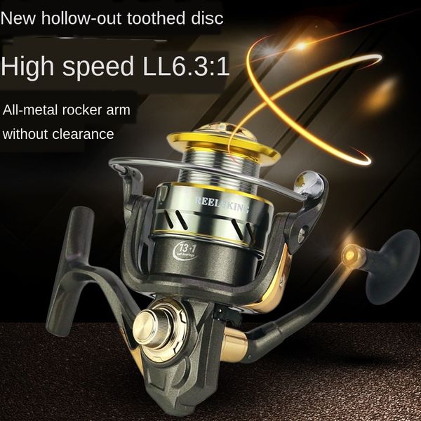 

reelsking high speed ratio 6.3 1 gear wheel spinning wheel metal fishing line fishing line rocker arm
