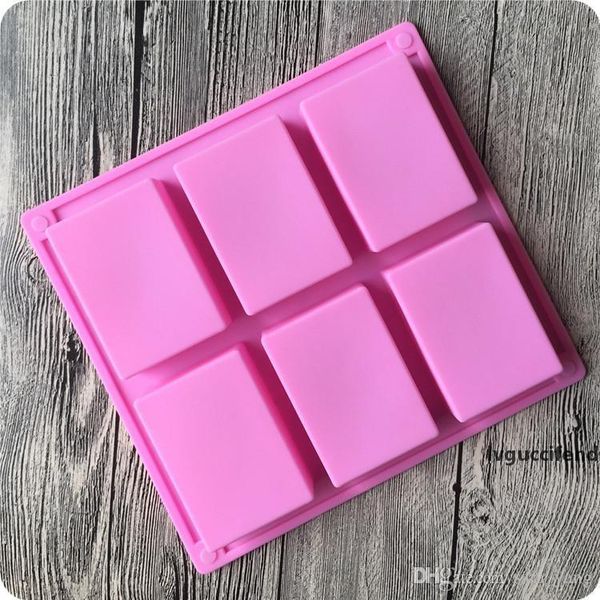 

8*5.5*2.5cm square silicone baking mold cake pan molds handmade biscuit mold soap mold mould lin2560