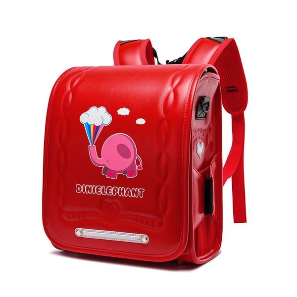 

dini elephant japanese primary school schoolbag 1-3 grade schoolbag printed pattern burden reduction and spine protection