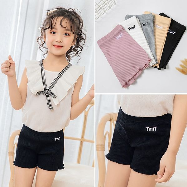 

girls anti-exposure tight pants safety pantssummer 2019 new children's cotton embroidered leggings shorts baby safety pants, Camo