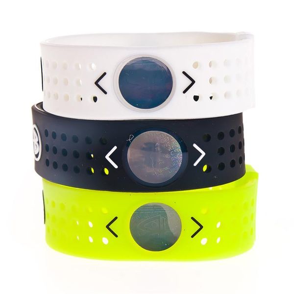 

silicone evolution band pb hole balance bracelets soft sports energy wristbands grid power bangle charm bracelets 3 colors, Black