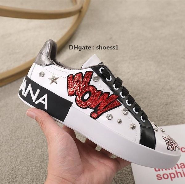 

2021-2020s new men and women exquisite hand -painted lace -up casual sports shoes ,high -quality fashion wild couple party shoes ,size :35, Black