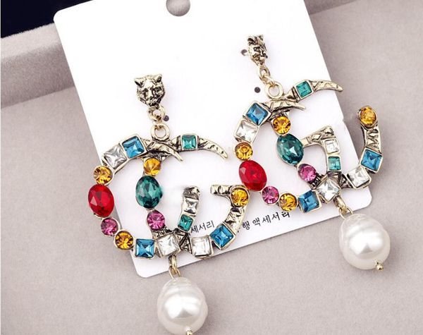 

2020 new 925 sterling silver earring hollow words stud earrings for women compatible jewelry, White