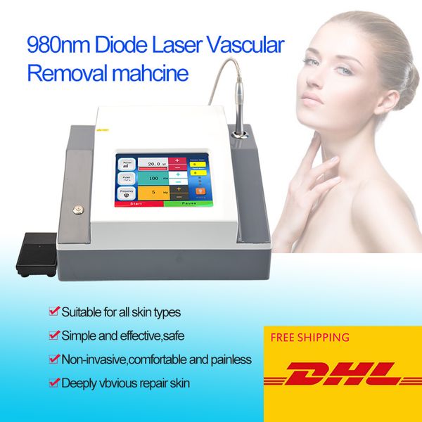 O preço de fábrica vascular lesão 980nm diodo de laser 980 o transporte livre aranha veias remoção laser de diodo máquina de remoção vascular 30w