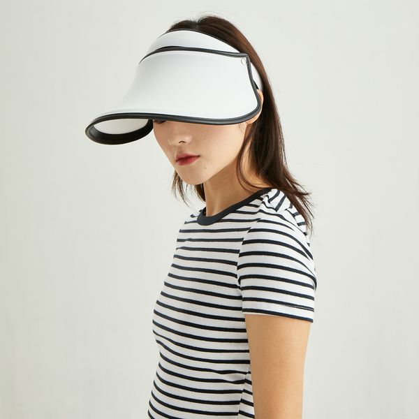 

uqqk uv-proof sun-proof empty hat outdoor cycling korean fashion fan bicycle bicycle bingbing same style no-hat, Blue;gray