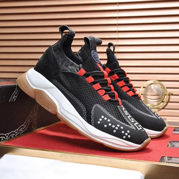 

luxury men shoes casual cross chainer sneaker zapatos de hombre fashion shoes mens with origin box scarpe da uomo fashion brand vintage, Black