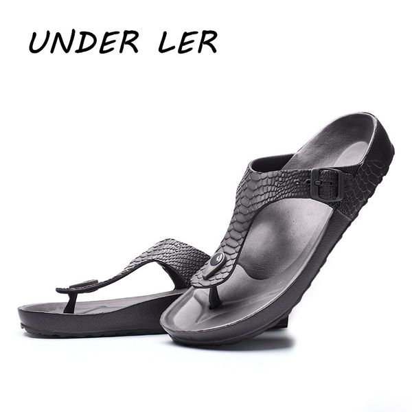 

2020 new arrival summer men women flip flops beach sandals anti-slip zapatos hombre casual shoes wholesale, Black