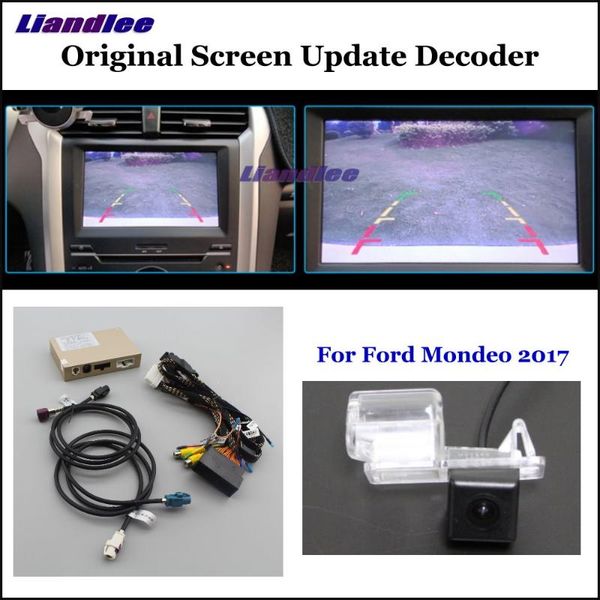 

hd reverse реверсивный парковка камера для mondeo 2020 заднего вида заднего вида резервного копирования камера decoder аксессуары сигнализац