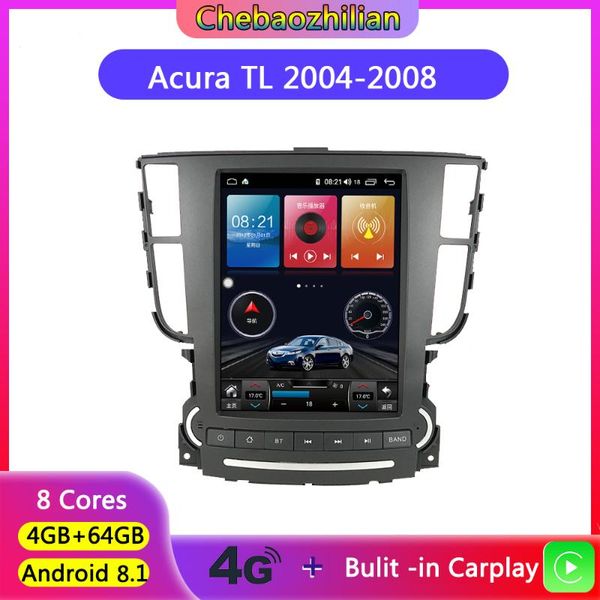 

android 8.1multimedia vertical player for tl 2004-2008 gps navigation support steering wheel control 4g wifi carplay