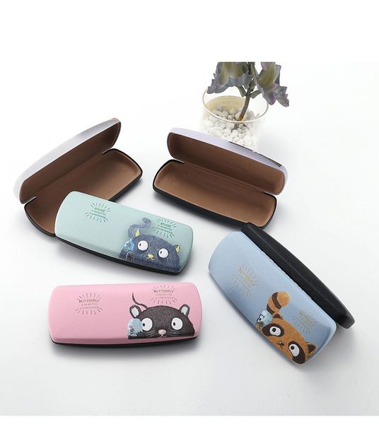 

2020 children's fashion glasses case cartoon glasses case blue light test card test lamp