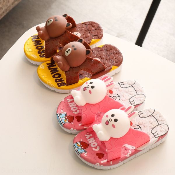 

fashion baby slippers baby girl 0 slippers 1 girl 2-year-old child anti-skid soft bottom cute child 3 princess, Black;grey