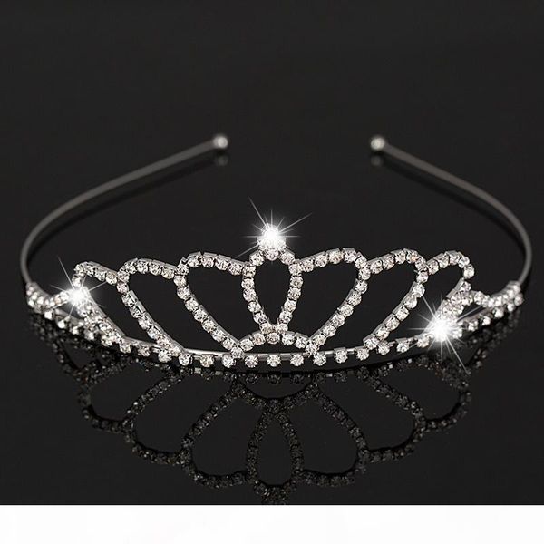 

r new fashion silver bridal wedding tiara crown jewelry crystal bridal accessories headpiece hair accessory for women h039