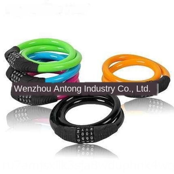 

electric bicycle mountain bike 4-bit password chain lock electric car cable lock bicycle anti-theft riding equipment