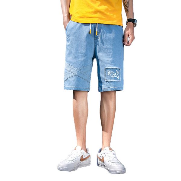 

zhuzunzhe 2020 japanese loose large size five-point pants summer men's casual pants denim overalls fashion urban youth popular, White;black