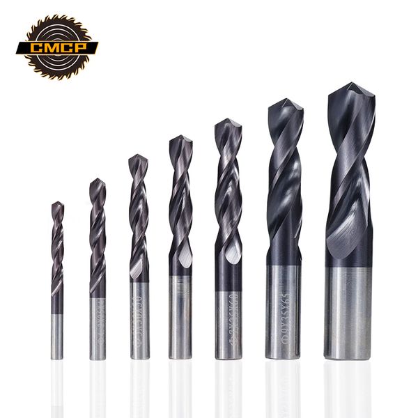 

1pc metal drill bit 1.0-12mm vapo coated gun drill bit carbide for metal drilling hole cutter twist
