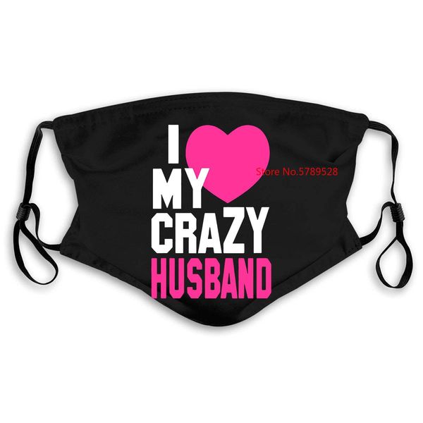 

i love my crazy husband womens couple summer style women mask women kids pm25 i love cirrp