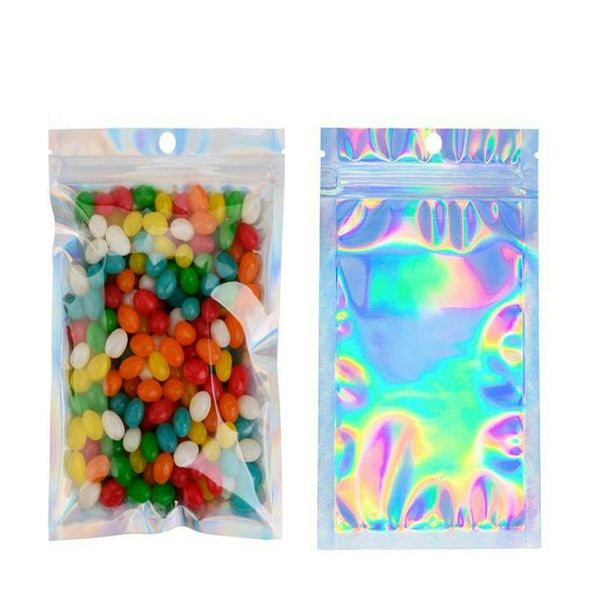 

16x24cm resealable dog treat bags holographic resealable bags translucent pouches designs underwear packaging bag myqu6 mmj2010 qllyy