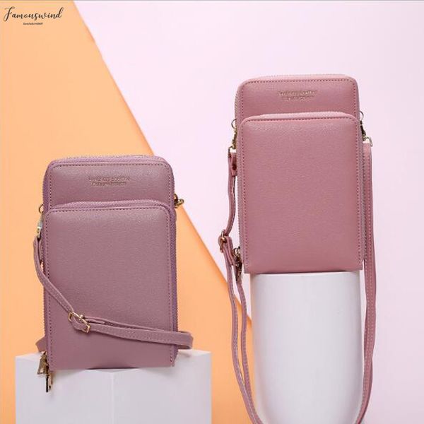

new ladies bag korean version of the large capacity shoulder bag fashion multi function mobile phone bag messenger