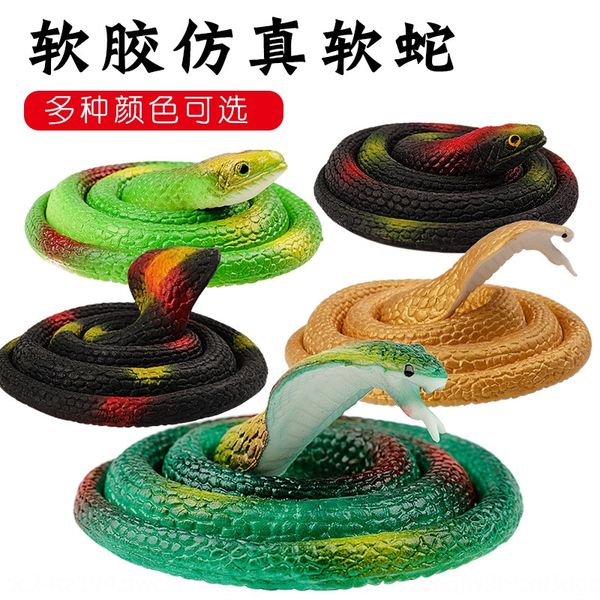 

soft rubbertrick trick simulation glasses toy children's toy children's snake fake snake