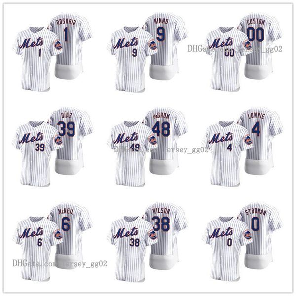 

new york mets men women youth 48 jacob degrom 34 noah syndergaard 2020 authentic baseball jersey, Black