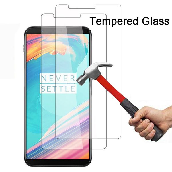 OnePlus 5T 5 3T 3 2 akıllı telefon Temperlenmiş cam için koruyucu cam için OnePlus 6T 6 7 toughed Ekran Koruyucu OnePlus