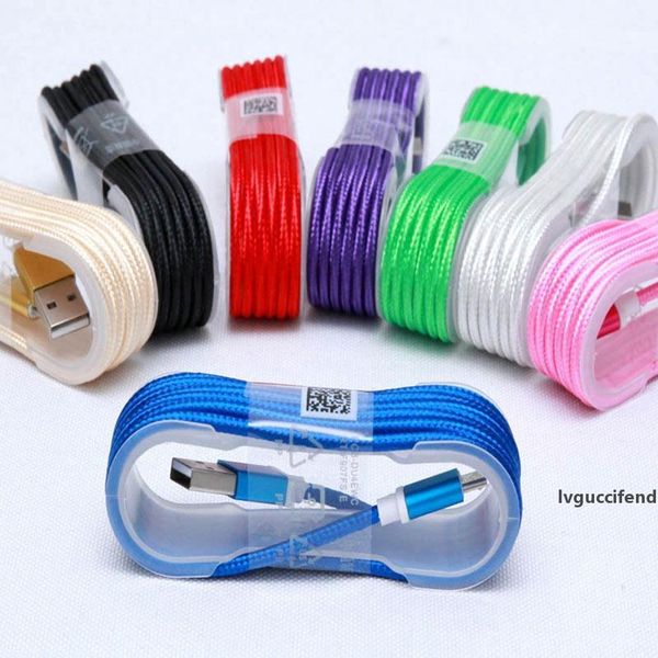 

1.5m usb type-c cables metal fabric nylon braided micro usb data sync charger cable for samsung huawei xiaomi htc blackberry