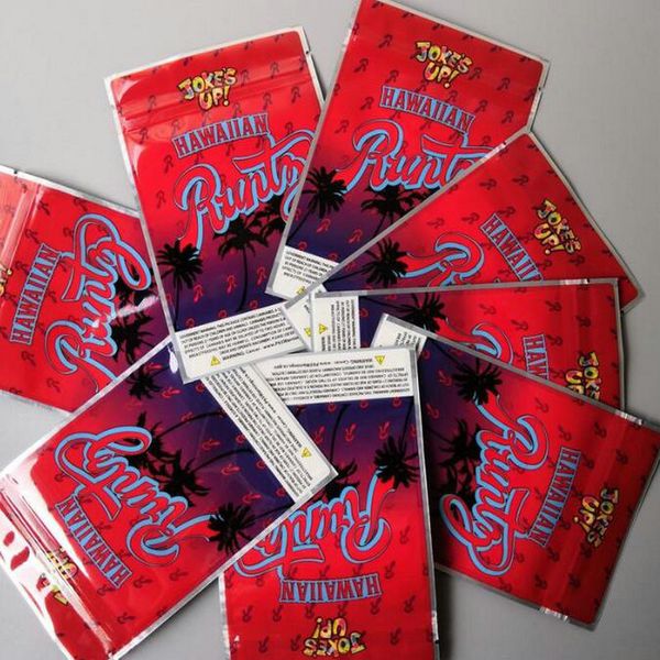 

2020 jokes up hawaiian runtz smell proof bags 420 dry herb flowers 35g hawaiian runtz print bag dhl from poetrystore 012 sefbo xhlight