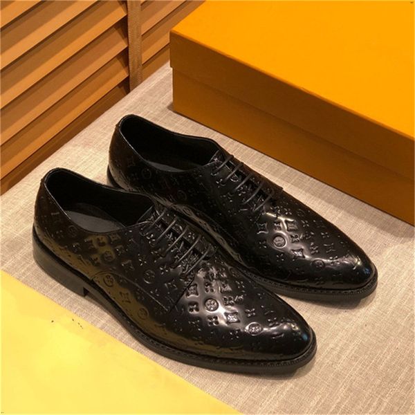 

iduzi brand formal shoes men fashion bullock casual leather shoes men business luxury designer italy dress shoes white big size 38-45, Black