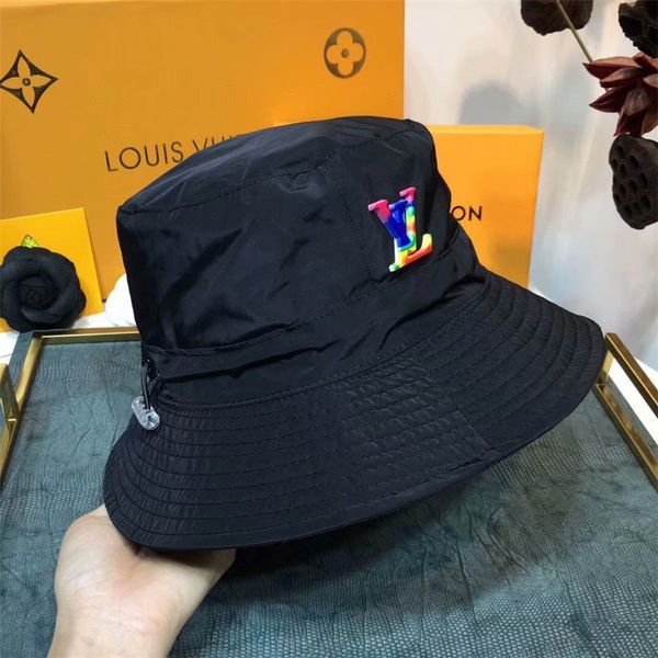 

2020bucket hat cap fashion stingy brim hats breathable casual fitted hats 9 models highly quality, Blue;gray